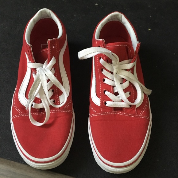 red vans womens 7.5